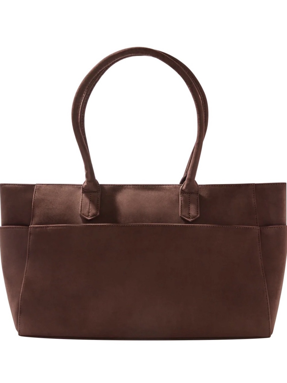 NWT Faux Suede Tote Bag